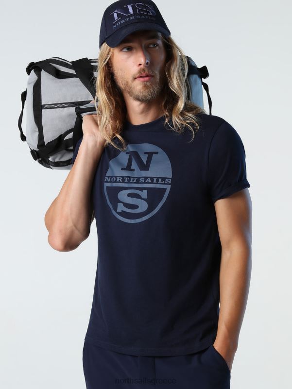γρ North Sails άνδρες μπλουζάκι με λογότυπο maxi ναυτικό μπλε NZP8927 είδη ένδυσης