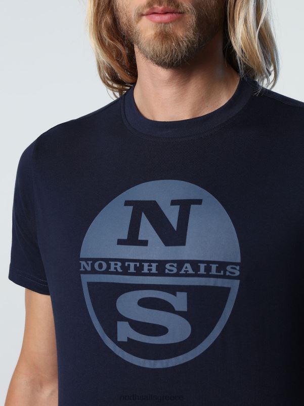 γρ North Sails άνδρες μπλουζάκι με λογότυπο maxi ναυτικό μπλε NZP8927 είδη ένδυσης
