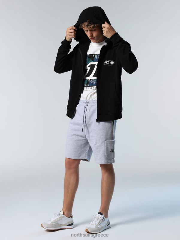 γρ North Sails άνδρες t-shirt comfort fit χαρταετός άσπρο NZP8136 είδη ένδυσης