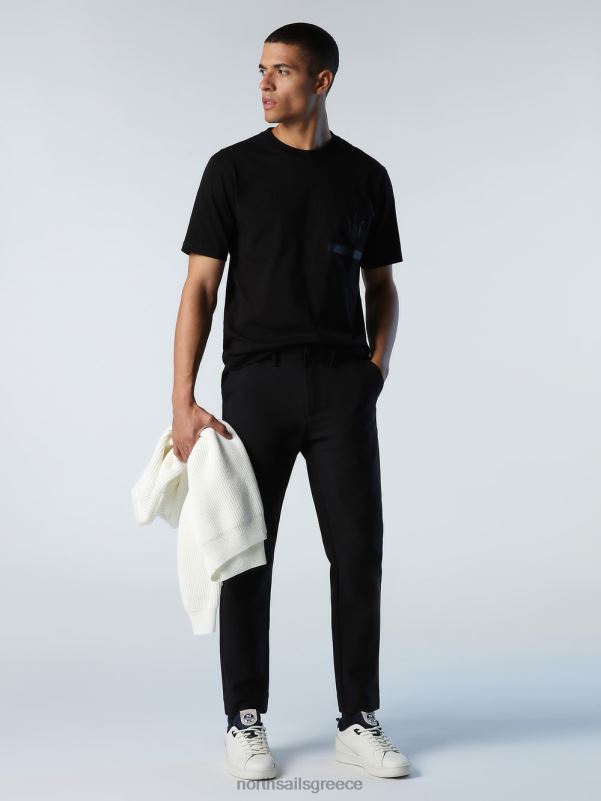 γρ North Sails άνδρες βιολογικό μπλουζάκι ζέρσεϊ x maserati μαύρος NZP8714 είδη ένδυσης
