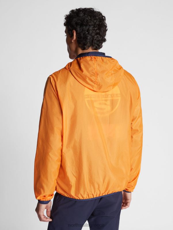 γρ North Sails άνδρες σακάκι για πίσω ζωντανό πορτοκαλί NZP81096 είδη ένδυσης