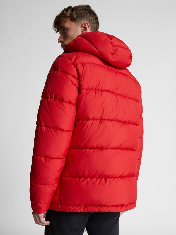 γρ North Sails άνδρες σακάκι με κουκούλα το κόκκινο NZP81296 είδη ένδυσης