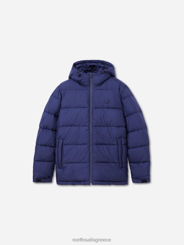 γρ North Sails άνδρες σακάκι με κουκούλα ναυτικό μπλε NZP81297 είδη ένδυσης