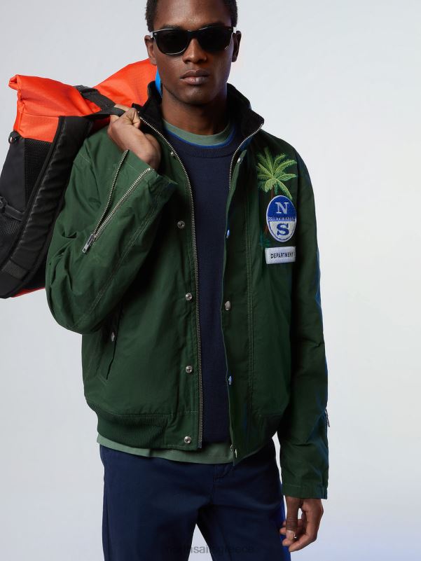 γρ North Sails άνδρες τμήμα πέντε ναύτης πράσινο του δάσους NZP815 είδη ένδυσης