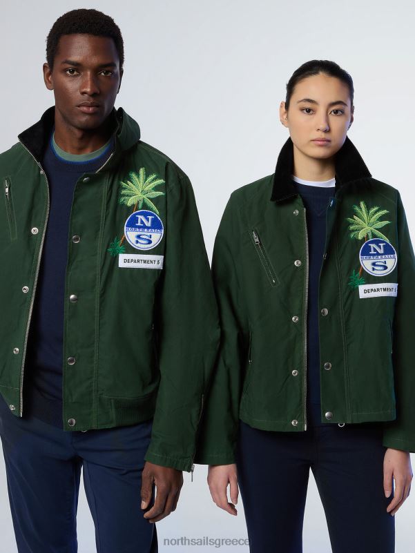 γρ North Sails άνδρες τμήμα πέντε ναύτης πράσινο του δάσους NZP815 είδη ένδυσης