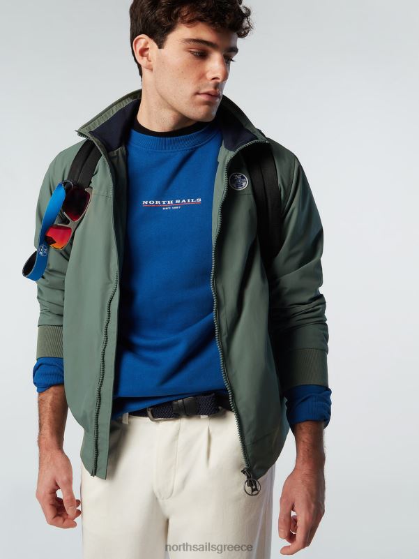 γρ North Sails άνδρες σακάκι ναύτη πρωτότυπο στρατιωτικό πράσινο NZP833 είδη ένδυσης