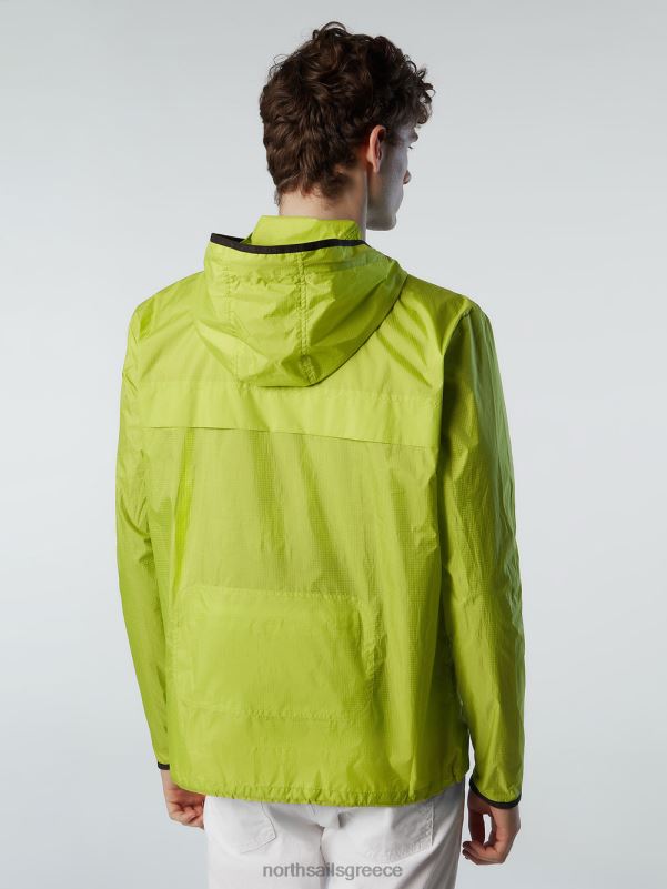 γρ North Sails άνδρες σακάκι με κουκούλα άσβεστος NZP853 είδη ένδυσης