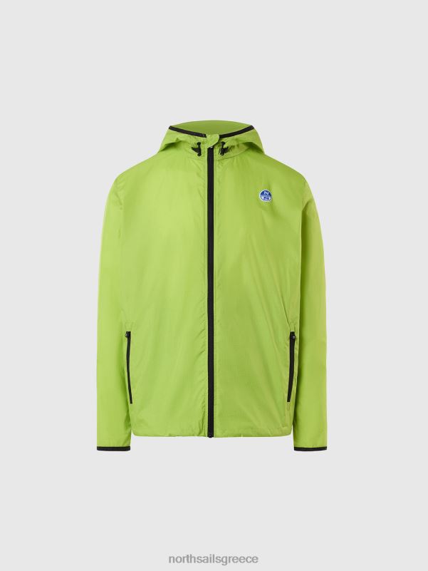 γρ North Sails άνδρες σακάκι με κουκούλα άσβεστος NZP853 είδη ένδυσης