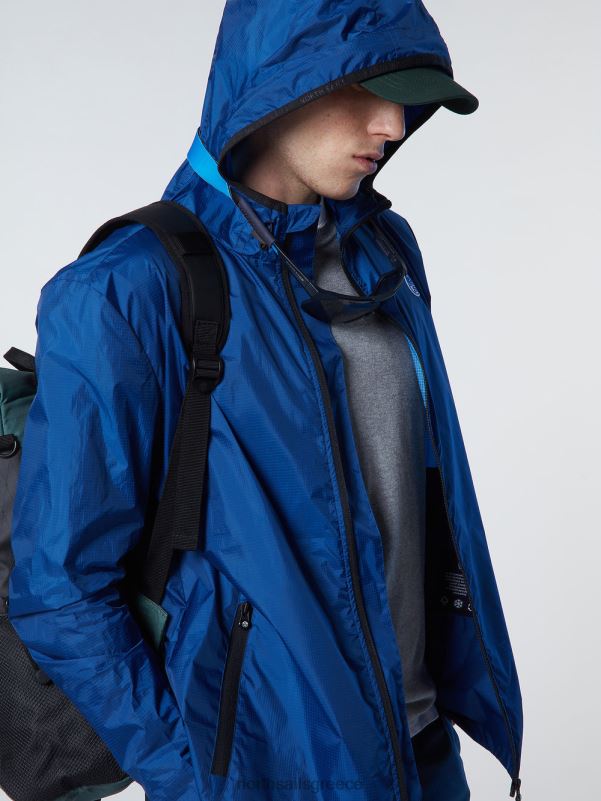 γρ North Sails άνδρες σακάκι με κουκούλα μπλε του ωκεανού NZP855 είδη ένδυσης