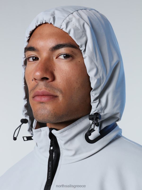 γρ North Sails άνδρες σακάκι τεχνολογίας γκρι βιολετί NZP8864 είδη ένδυσης