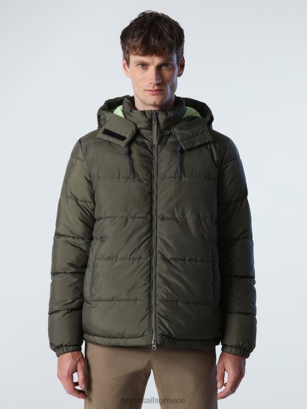 γρ North Sails άνδρες παλιό σακάκι πράσινο κισσό NZP8956 είδη ένδυσης