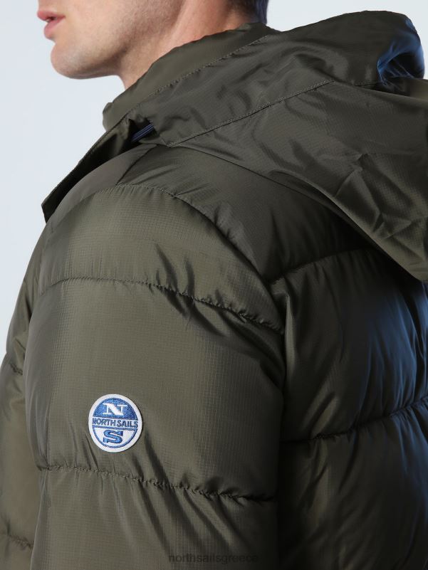 γρ North Sails άνδρες παλιό σακάκι πράσινο κισσό NZP8956 είδη ένδυσης