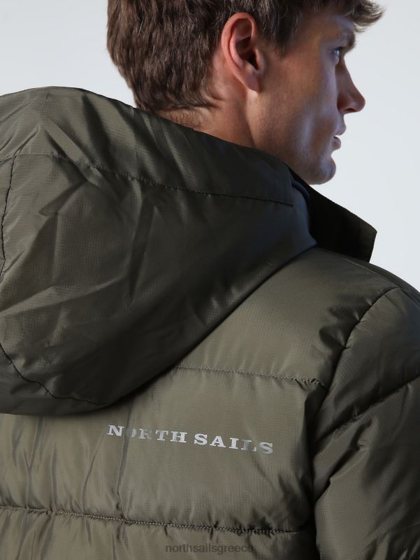 γρ North Sails άνδρες παλιό σακάκι πράσινο κισσό NZP8956 είδη ένδυσης