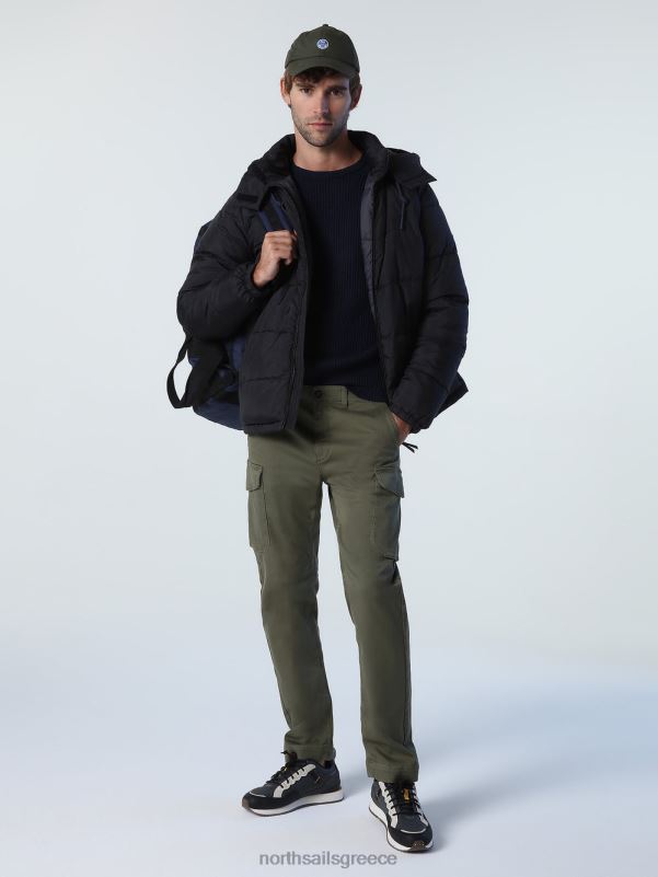 γρ North Sails άνδρες παλιό σακάκι μαύρος NZP8959 είδη ένδυσης