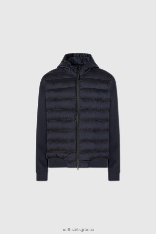 γρ North Sails άνδρες υβριδικό τζάκετ commuter ναυτικό μπλε NZP8843 είδη ένδυσης