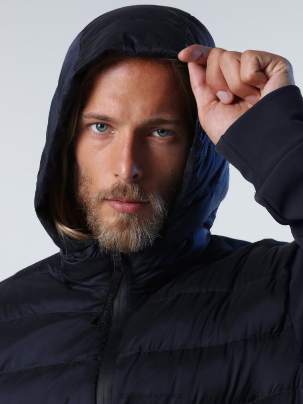 γρ North Sails άνδρες υβριδικό τζάκετ commuter ναυτικό μπλε NZP8843 είδη ένδυσης