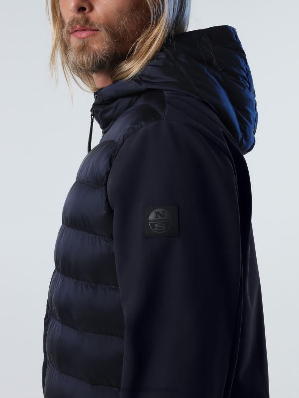 γρ North Sails άνδρες υβριδικό τζάκετ commuter ναυτικό μπλε NZP8843 είδη ένδυσης