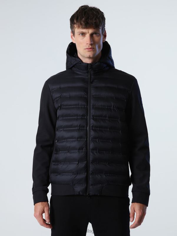 γρ North Sails άνδρες υβριδικό τζάκετ commuter μαύρος NZP8844 είδη ένδυσης