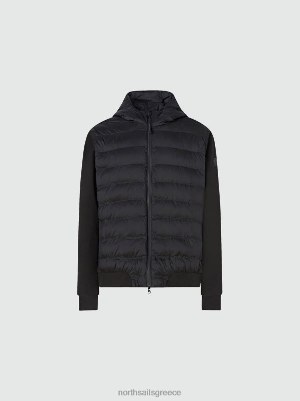 γρ North Sails άνδρες υβριδικό τζάκετ commuter μαύρος NZP8844 είδη ένδυσης