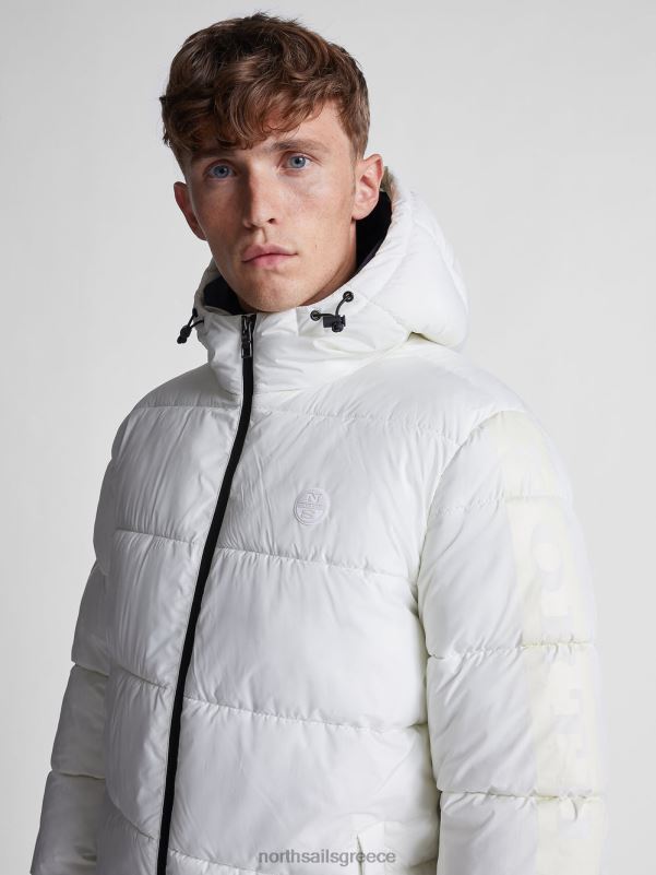 γρ North Sails άνδρες σακάκι με κουκούλα marshmallow NZP81295 είδη ένδυσης