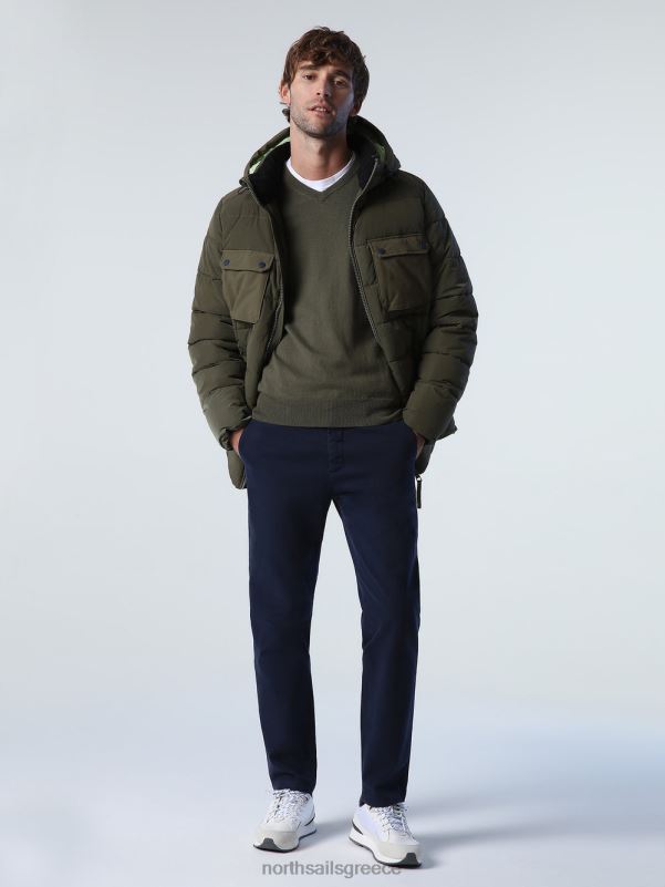 γρ North Sails άνδρες σακάκι moffen πράσινο κισσό NZP8849 είδη ένδυσης
