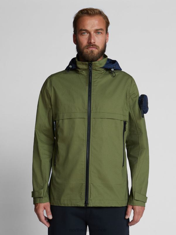 γρ North Sails άνδρες σακάκι raiatea λαδί NZP81223 είδη ένδυσης