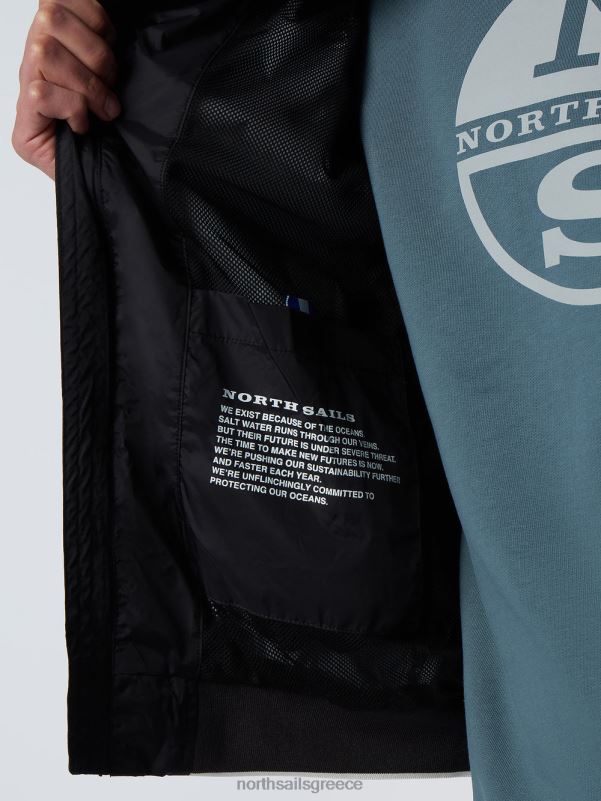 γρ North Sails άνδρες sailor jacket 2.0 μαύρος NZP858 είδη ένδυσης