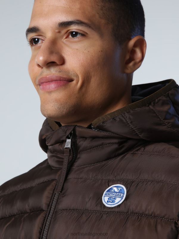 γρ North Sails άνδρες skye puffer jacket κακάο NZP8961 είδη ένδυσης