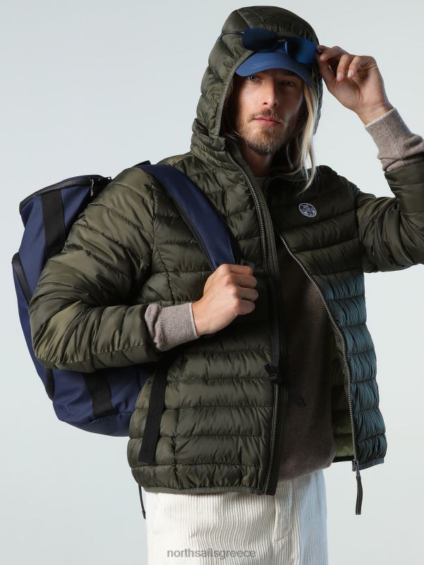 γρ North Sails άνδρες skye puffer jacket πράσινο κισσό NZP8962 είδη ένδυσης