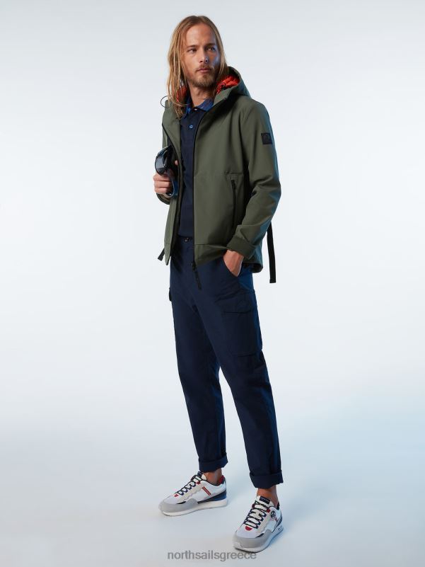 γρ North Sails άνδρες tech softshell μπουφάν στρατιωτικό πράσινο NZP851 είδη ένδυσης