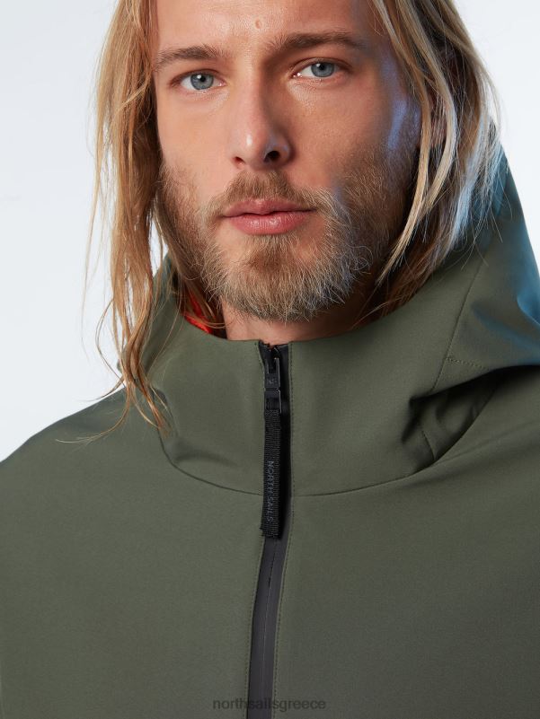 γρ North Sails άνδρες tech softshell μπουφάν στρατιωτικό πράσινο NZP851 είδη ένδυσης