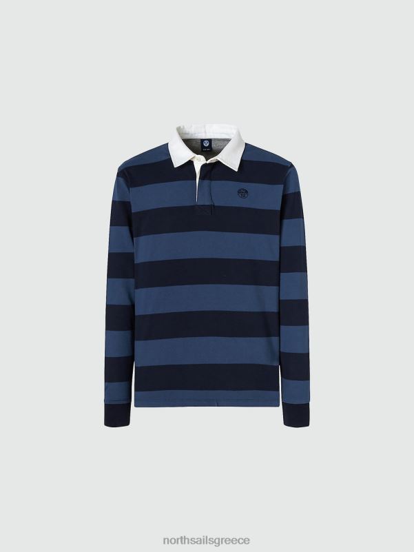 γρ North Sails άνδρες ριγέ μπλουζάκι πόλο σύνθετο 1 NZP81001 είδη ένδυσης