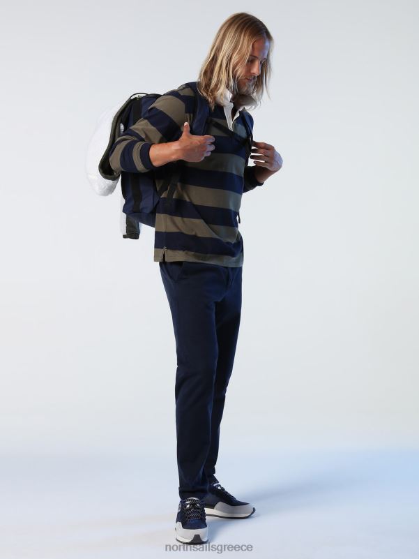 γρ North Sails άνδρες ριγέ μπλουζάκι πόλο σύνθετο 2 NZP81002 είδη ένδυσης