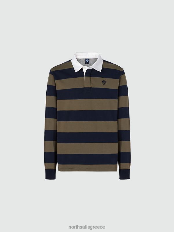 γρ North Sails άνδρες ριγέ μπλουζάκι πόλο σύνθετο 2 NZP81002 είδη ένδυσης