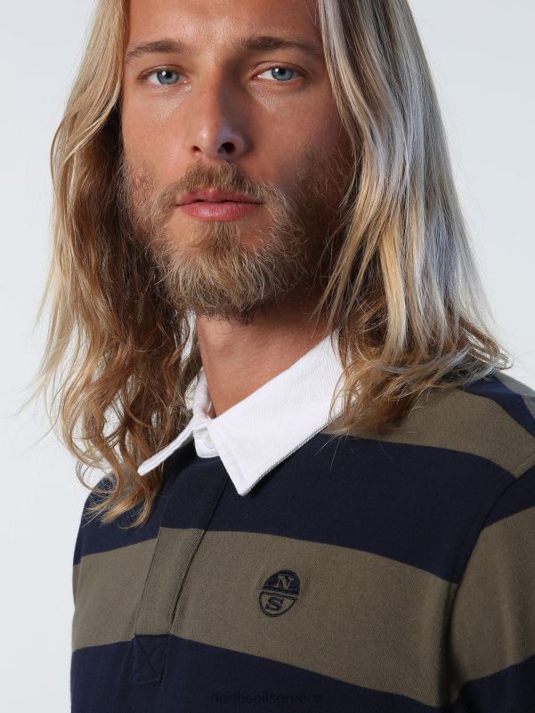 γρ North Sails άνδρες ριγέ μπλουζάκι πόλο σύνθετο 2 NZP81002 είδη ένδυσης