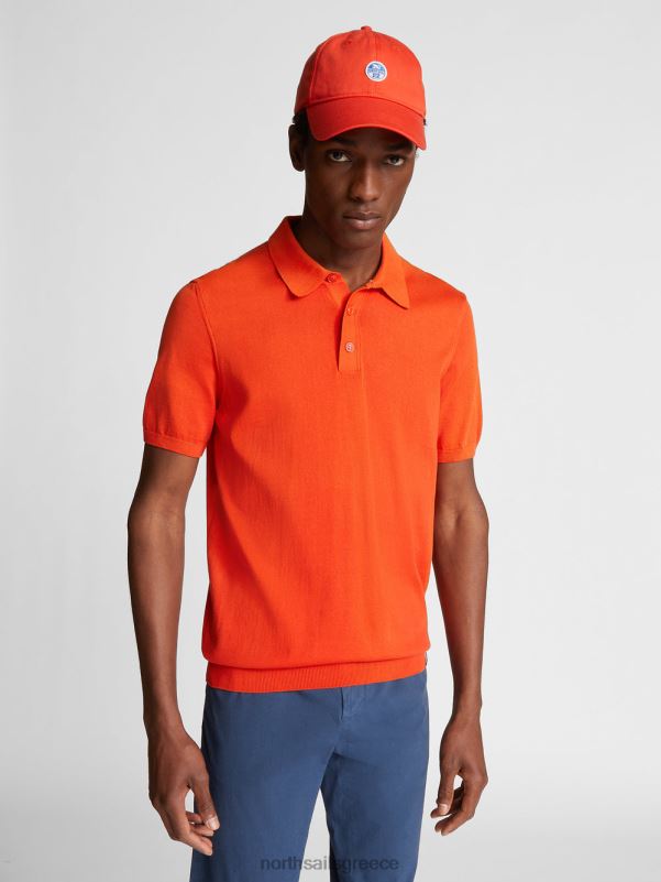 γρ North Sails άνδρες πουκάμισο πόλο από οργανικό βαμβάκι αστακός NZP81114 είδη ένδυσης