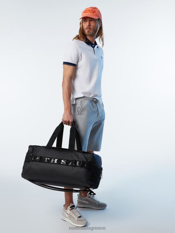 γρ North Sails άνδρες πουκάμισο πόλο από οργανικό βαμβάκι καινούργιο άσπρο NZP8114 είδη ένδυσης