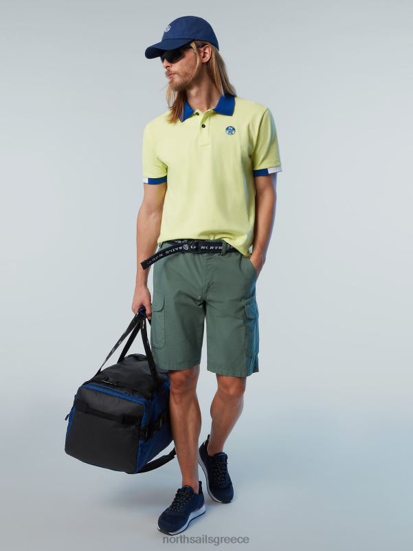 γρ North Sails άνδρες πουκάμισο πόλο από οργανικό βαμβάκι άσβεστος NZP8117 είδη ένδυσης