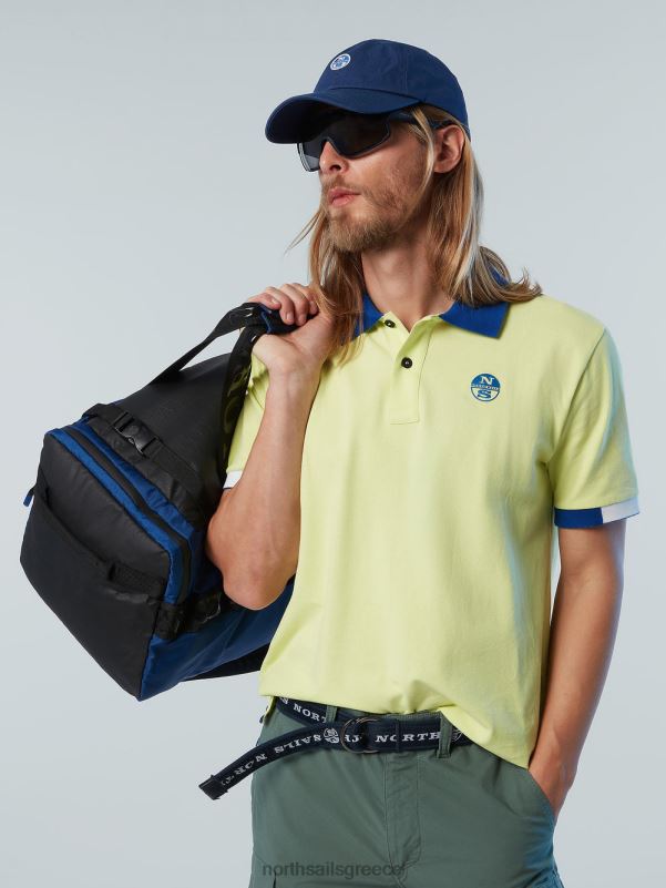 γρ North Sails άνδρες πουκάμισο πόλο από οργανικό βαμβάκι άσβεστος NZP8117 είδη ένδυσης