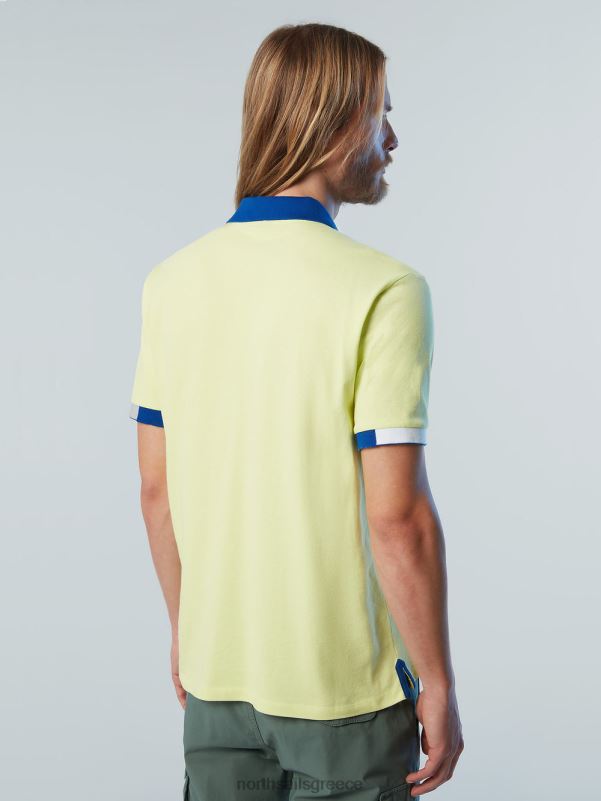 γρ North Sails άνδρες πουκάμισο πόλο από οργανικό βαμβάκι άσβεστος NZP8117 είδη ένδυσης