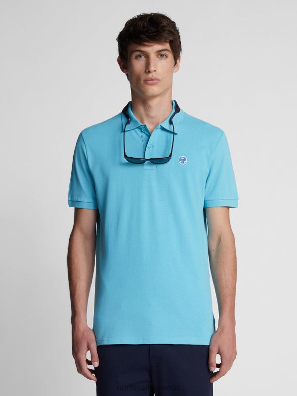 γρ North Sails άνδρες μπλουζάκι πόλο με λογότυπο στο στήθος μπλε του ουρανού NZP81202 είδη ένδυσης
