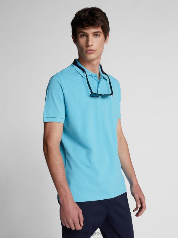 γρ North Sails άνδρες μπλουζάκι πόλο με λογότυπο στο στήθος μπλε του ουρανού NZP81202 είδη ένδυσης