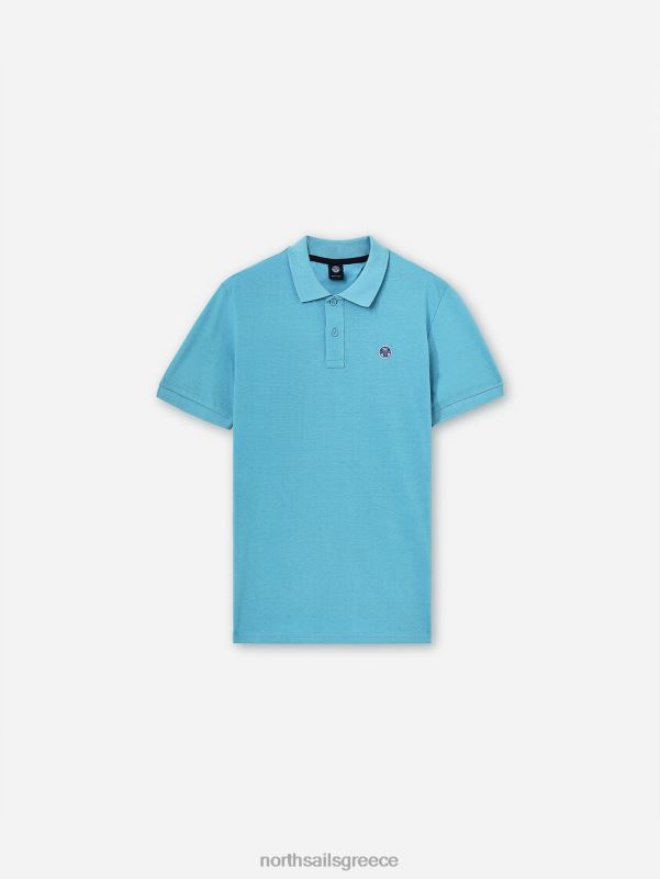 γρ North Sails άνδρες μπλουζάκι πόλο με λογότυπο στο στήθος μπλε του ουρανού NZP81202 είδη ένδυσης