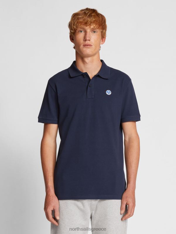 γρ North Sails άνδρες μπλουζάκι πόλο με λογότυπο στο στήθος ναυτικό μπλε NZP81205 είδη ένδυσης