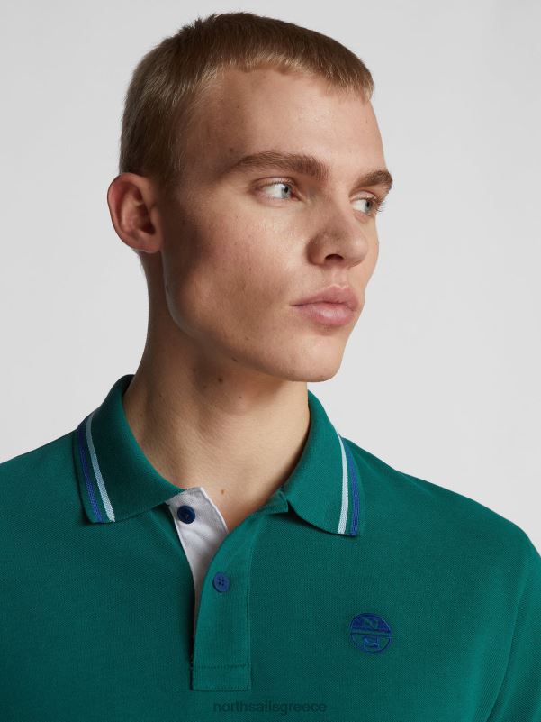 γρ North Sails άνδρες πόλο με διακοσμητικά αντίθεσης αειθαλής NZP81210 είδη ένδυσης