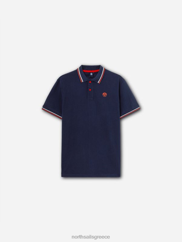 γρ North Sails άνδρες πόλο με διακοσμητικά αντίθεσης ναυτικό μπλε NZP81213 είδη ένδυσης