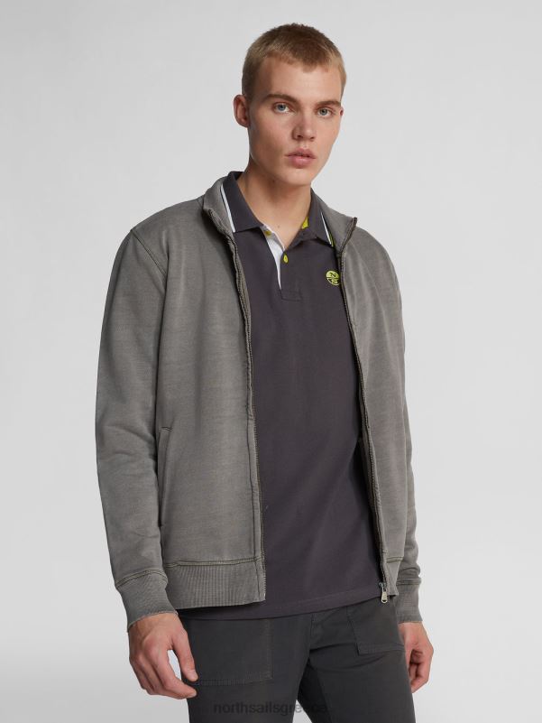 γρ North Sails άνδρες πόλο με διακοσμητικά αντίθεσης ασφάλτος NZP81214 είδη ένδυσης