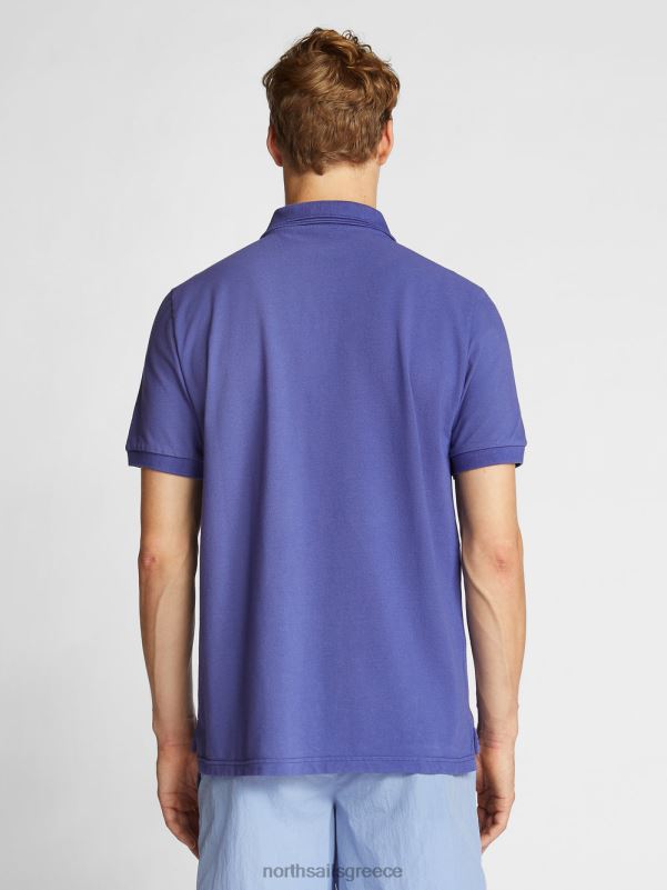 γρ North Sails άνδρες κοντομάνικο μπλουζάκι πόλο κυματοειδής NZP81233 είδη ένδυσης