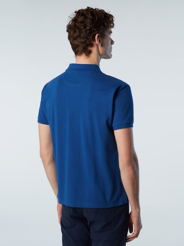 γρ North Sails άνδρες πουκάμισο πόλο από οργανικό βαμβάκι μπλε του ωκεανού NZP8125 είδη ένδυσης