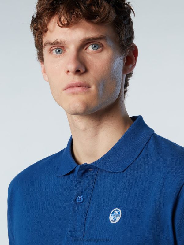 γρ North Sails άνδρες πουκάμισο πόλο από οργανικό βαμβάκι μπλε του ωκεανού NZP8125 είδη ένδυσης